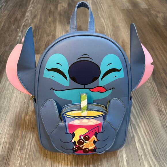 Her Universe Disney Lilo‎ & Stitch BOBA Mini Backpack - Picture 1 of 14